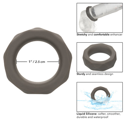 Alpha Liquid Silicone Prolong Prismatic Ring | 716770106162 | Available at EroticWarehouse.com