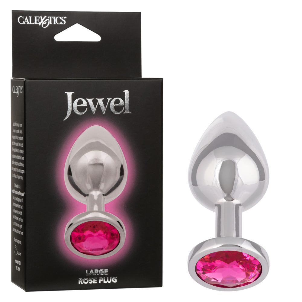Jewel Large Rose Plug | 716770106513 | Available at EroticWarehouse.com