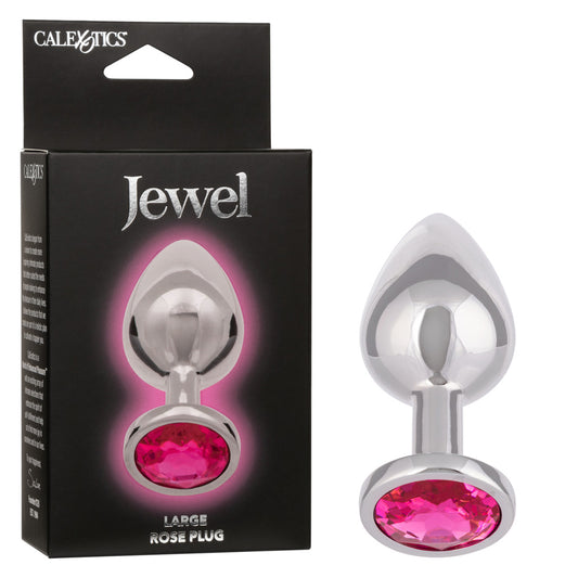 Jewel Large Rose Plug | 716770106513 | Available at EroticWarehouse.com
