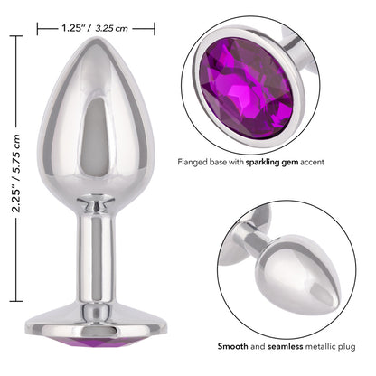 Jewel Small Amethyst Plug | 716770106520 | Available at EroticWarehouse.com