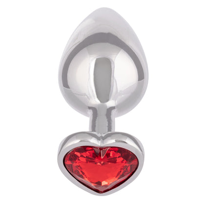 Jewel Large Ruby Heart Plug | 716770106551 | Available at EroticWarehouse.com