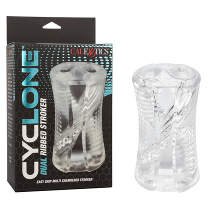 Cyclone Dual Ribbed Stroker | 716770106643 | Available at EroticWarehouse.com
