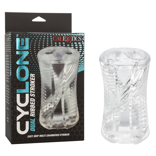Cyclone Dual Ribbed Stroker | 716770106643 | Available at EroticWarehouse.com