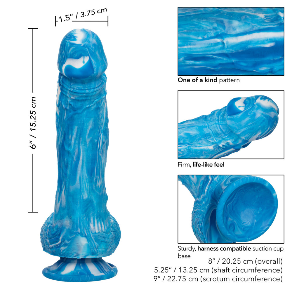 Twisted Love Twisted Dong Blue 6" | 716770106841 | Available at EroticWarehouse.com