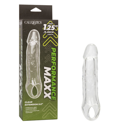 Performance Maxx Clear Extension 5.5" | 716770106872 | Available at EroticWarehouse.com