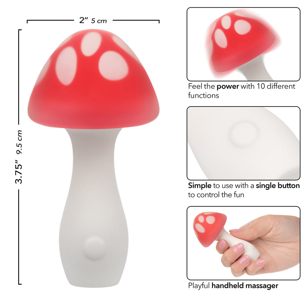 Naughty Bits Muff Shroom Playful Massager | 716770107008 | Available at EroticWarehouse.com