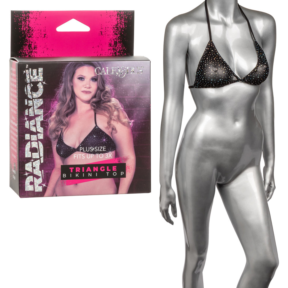Radiance Plus Size Triangle Bikini Top | 716770107251 | Available at EroticWarehouse.com