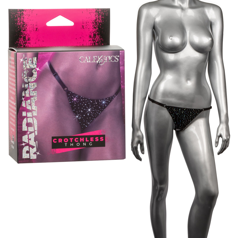 Radiance Crotchless Thong | 716770107268 | Available at EroticWarehouse.com