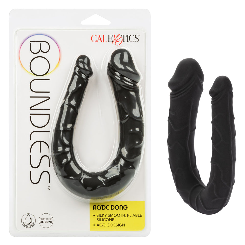 Boundless AC/DC Dong Black | 716770108128 | Available at EroticWarehouse.com