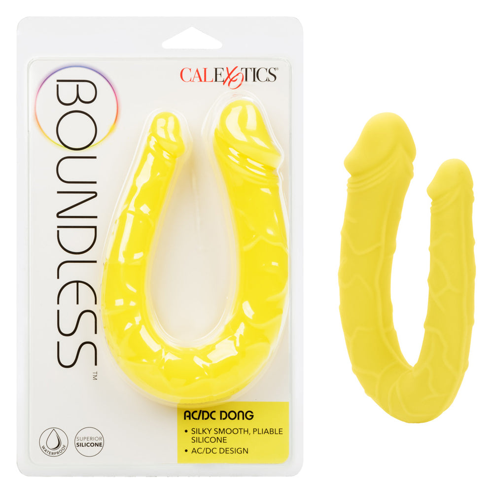Boundless AC/DC Dong Yellow | 716770108135 | Available at EroticWarehouse.com