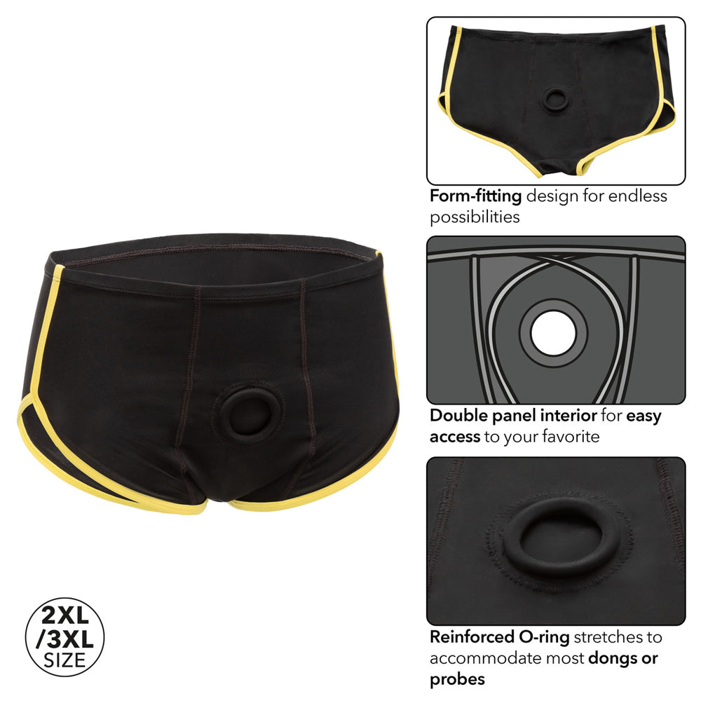 Boundless Black & Yellow Brief 2Xl/3Xl | 716770108166 | Available at EroticWarehouse.com
