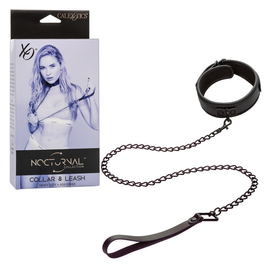 Nocturnal Collection Collar & Leash | 716770108418 | Available at EroticWarehouse.com