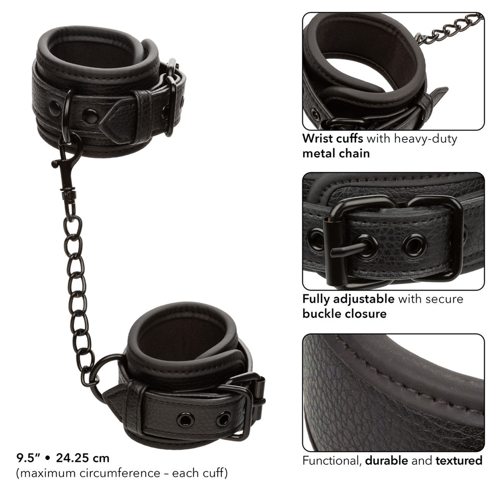 Nocturnal Collection Wrist Cuffs | 716770108425 | Available at EroticWarehouse.com