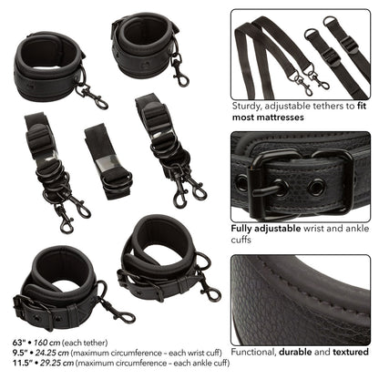 Nocturnal Collection Bed Restraints | 716770108456 | Available at EroticWarehouse.com