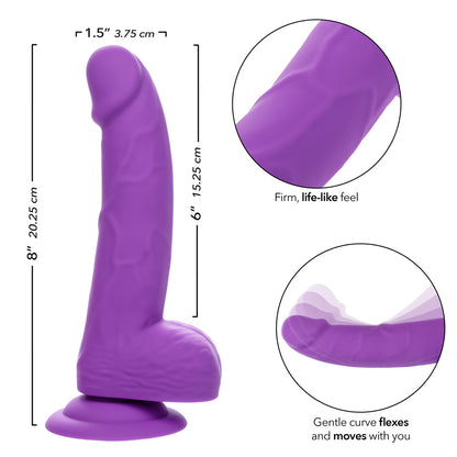 Neon Silicone Studs 6" Purple | 716770108609 | Available at EroticWarehouse.com
