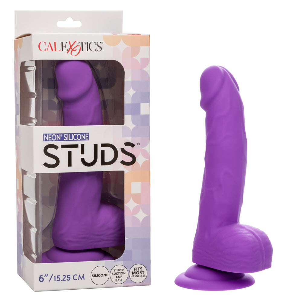 Neon Silicone Studs 6" Purple | 716770108609 | Available at EroticWarehouse.com