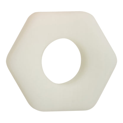 Alpha Glow-In-The-Dark Liquid Silicone Prolong Sexagon Ring | 716770109149 | Available at EroticWarehouse.com