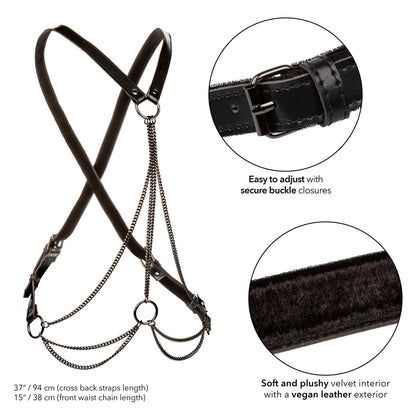 Euphoria Collection Multi Chain Harness | 716770109361 | Available at EroticWarehouse.com