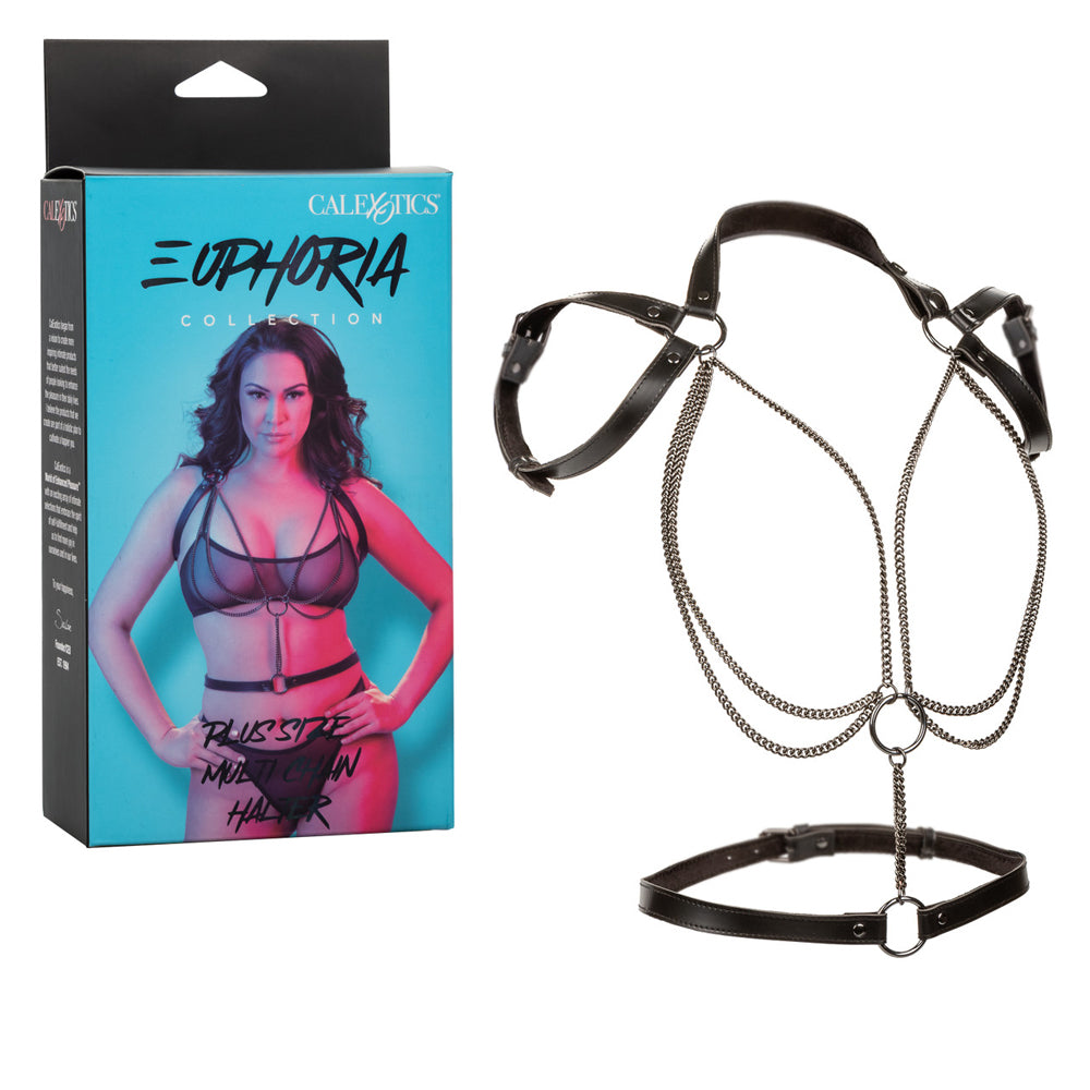 Euphoria Collection Plus Size Multi Chain Halter | 716770109392 | Available at EroticWarehouse.com