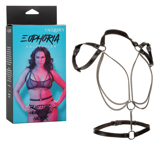 Euphoria Collection Plus Size Multi Chain Halter | 716770109392 | Available at EroticWarehouse.com