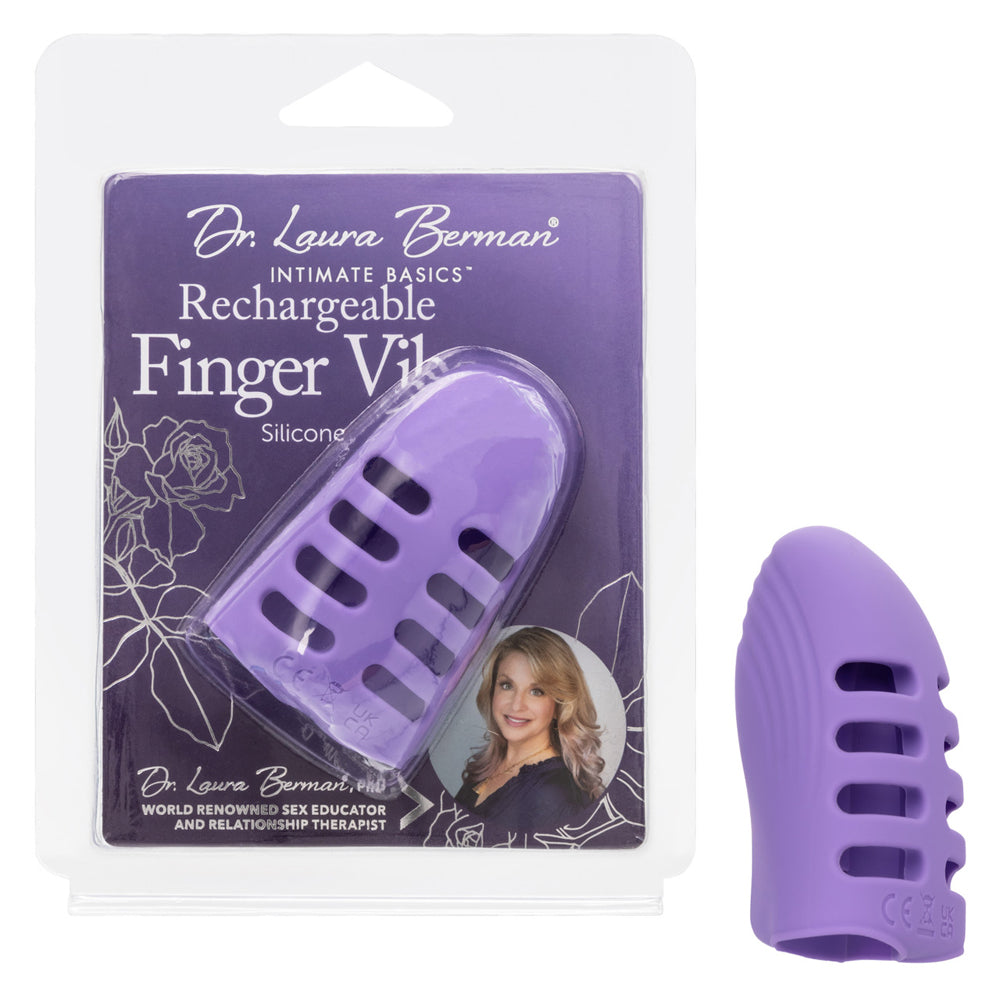 Dr. Laura Berman Rechargeable Finger Vibe | 716770110541 | Available at EroticWarehouse.com