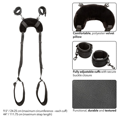 Nocturnal Collection Position Strap With Pillow | 716770111005 | Available at EroticWarehouse.com