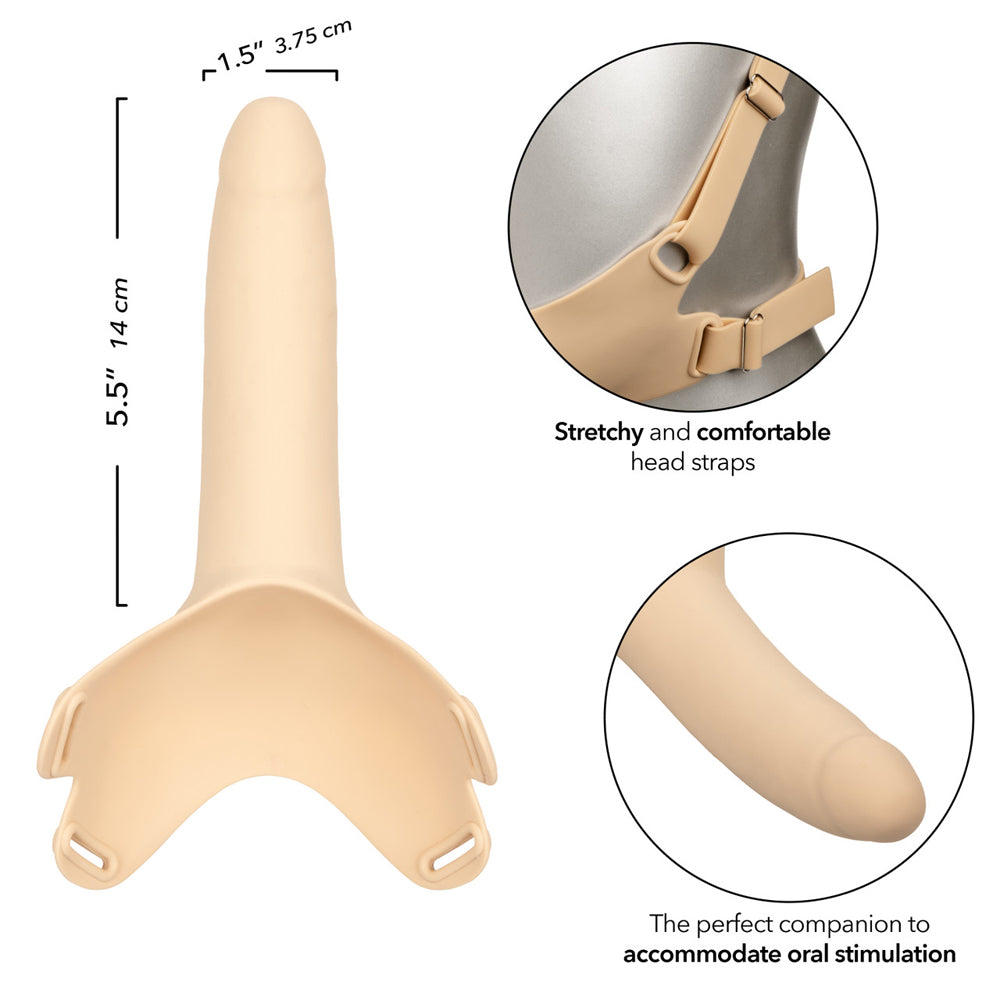 Accommodator Silicone Dong Ivory | 716770111036 | Available at EroticWarehouse.com