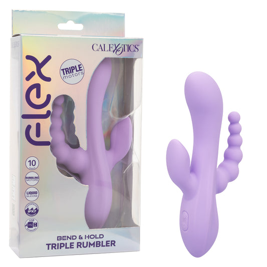 Flex Bend & Hold Triple Rumbler | 716770111708 | Available at EroticWarehouse.com