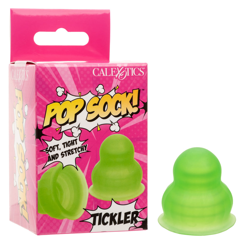 Pop Sock! Tickler Green | 716770111838 | Available at EroticWarehouse.com