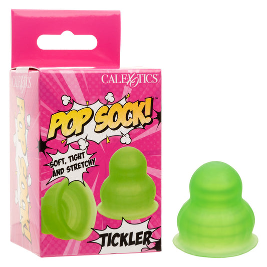 Pop Sock! Tickler Green | 716770111838 | Available at EroticWarehouse.com