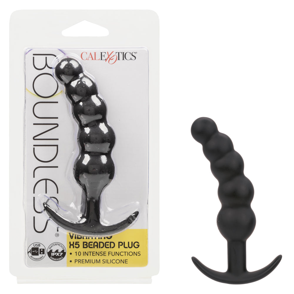 Boundless Vibrating X5 Beaded Plug | 716770111913 | Available at EroticWarehouse.com