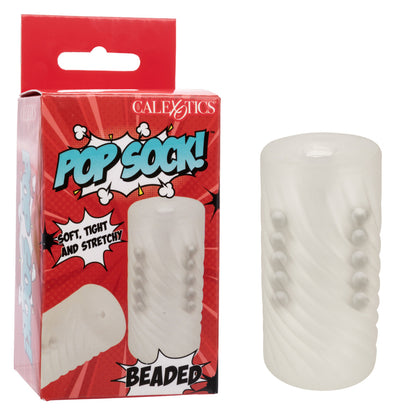 Pop Sock! Beaded Clear | 716770112217 | Available at EroticWarehouse.com