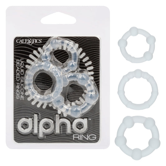 Alpha Liquid Silicone Beaded Rings | 716770112392 | Available at EroticWarehouse.com