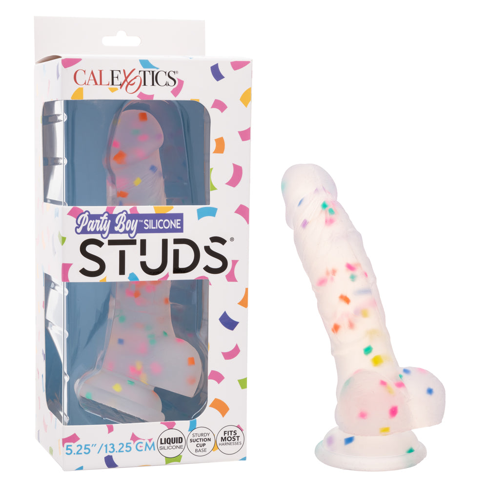 Party Boy Silicone Studs 5.25" | 716770112866 | Available at EroticWarehouse.com