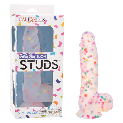 Party Boy Silicone Studs 6" | 716770112873 | Available at EroticWarehouse.com
