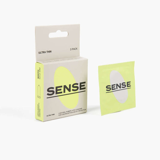 Sense Condoms 3pc Ultra Thin | 724994322169 | Available at EroticWarehouse.com