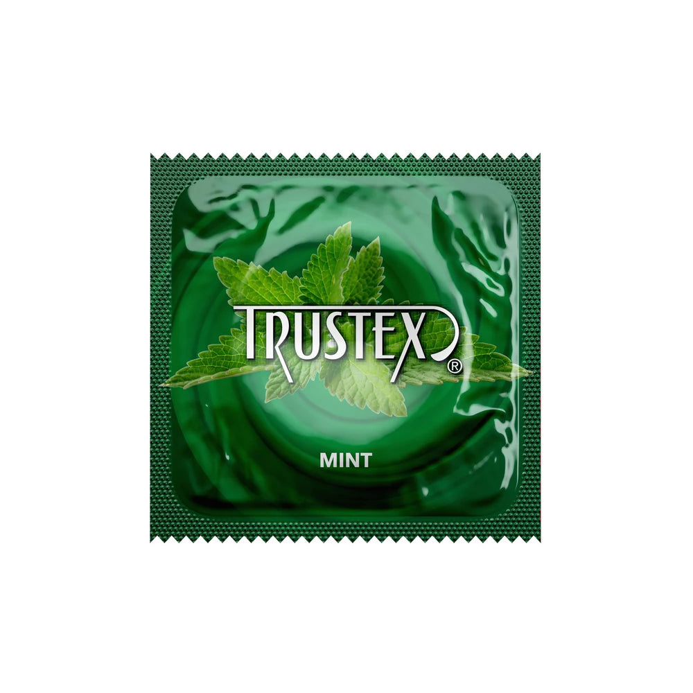 Trustex Mint Flavored Condom 3Pk | 726893112421 | Available at EroticWarehouse.com