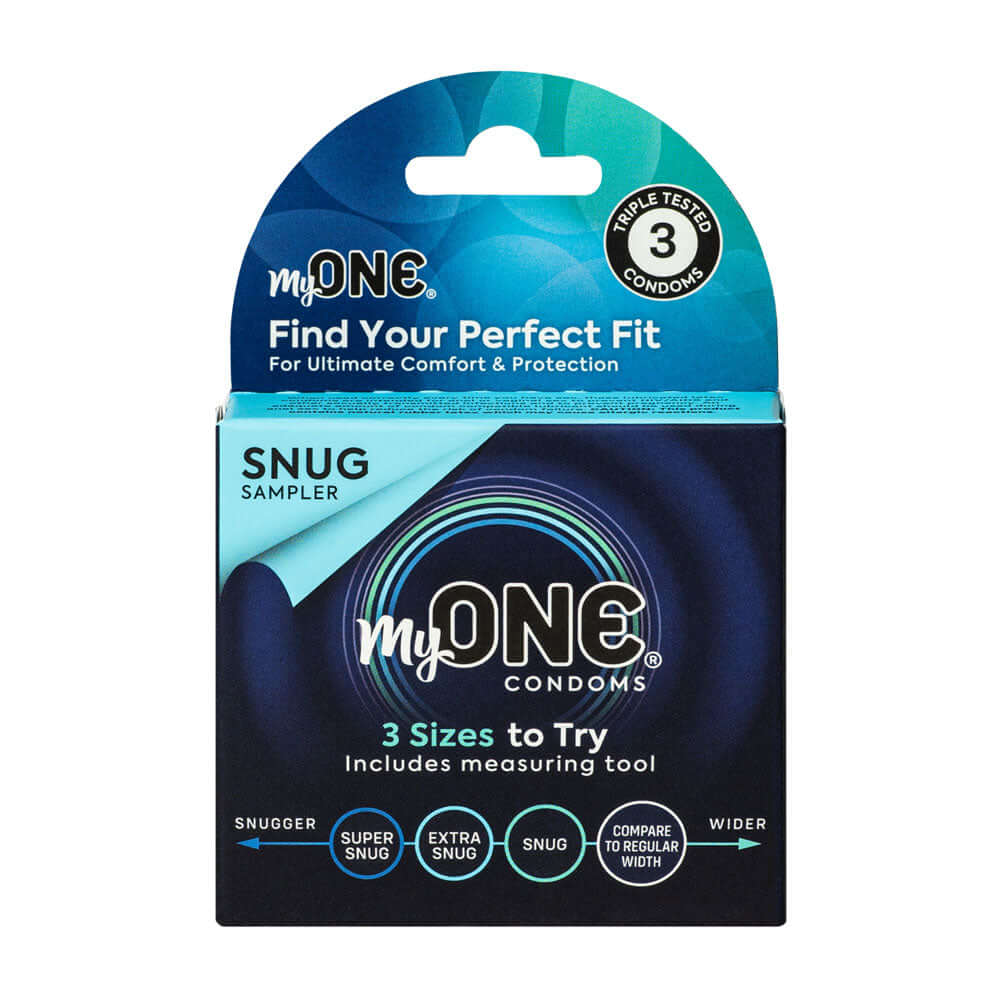 My One Snug Condoms Sampler 3Pk | 726893115088 | Available at EroticWarehouse.com