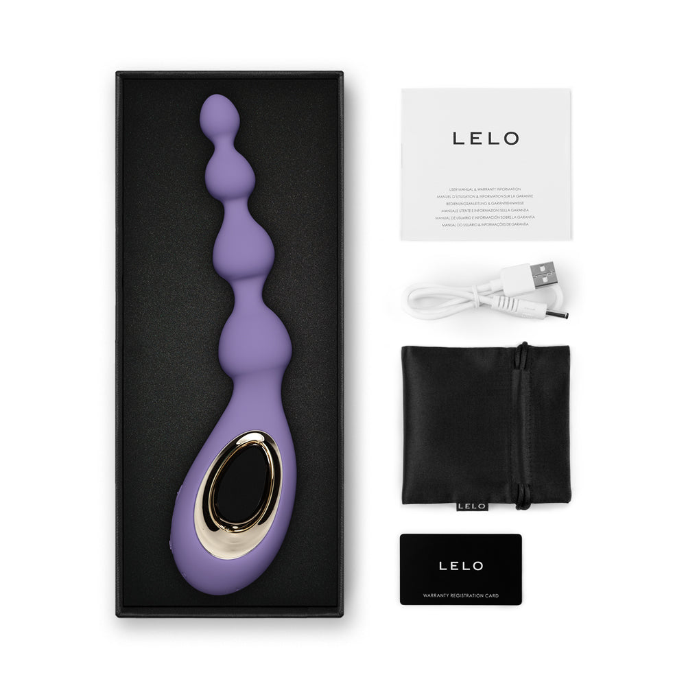 Lelo Soraya Beads Violet Dusk | 7350075029493 | Available at EroticWarehouse.com