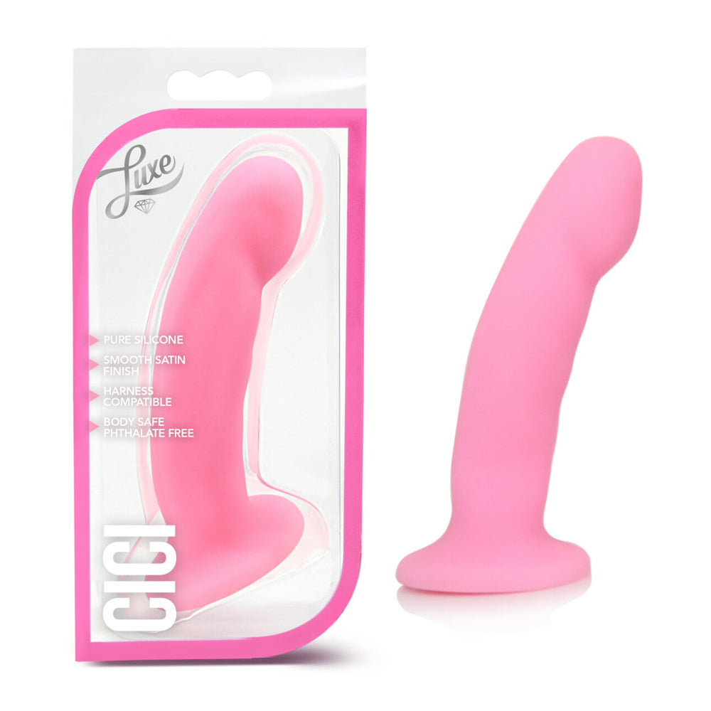 Luxe Cici Dildo Pink | 735380122201 | Available at EroticWarehouse.com