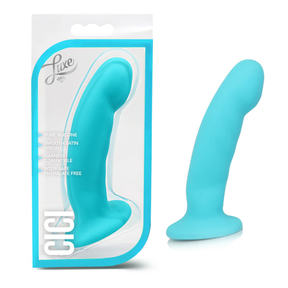 Luxe Cici Dildo Blue | 735380122225 | Available at EroticWarehouse.com