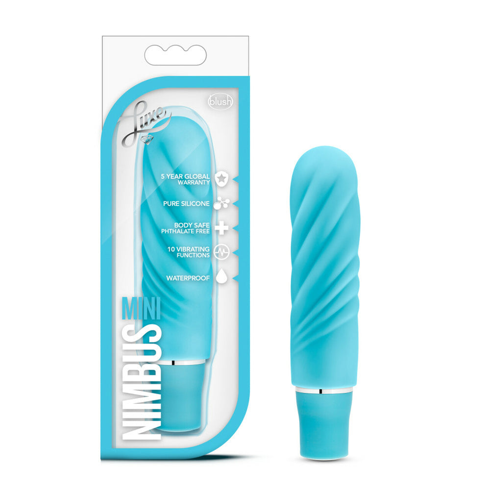 Luxe Nimbus Mini Aqua | 735380427023 | Available at EroticWarehouse.com