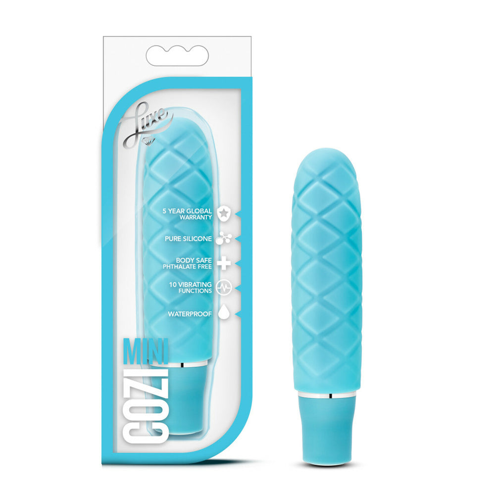 Luxe Cozi Mini Aqua | 735380429027 | Available at EroticWarehouse.com