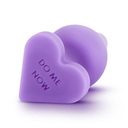 Play With Me Naughty Candy Heart Do Me Now Purple | 735380956202 | Available at EroticWarehouse.com