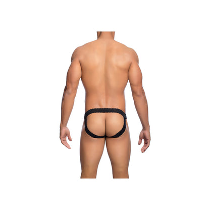 Lace Jockstrap Black S/M | 738435431563 | Available at EroticWarehouse.com