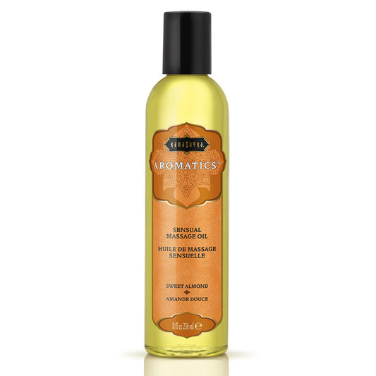Aromatic Massage Oil Sweet Almond 8 oz. | 739122000215 | Available at EroticWarehouse.com