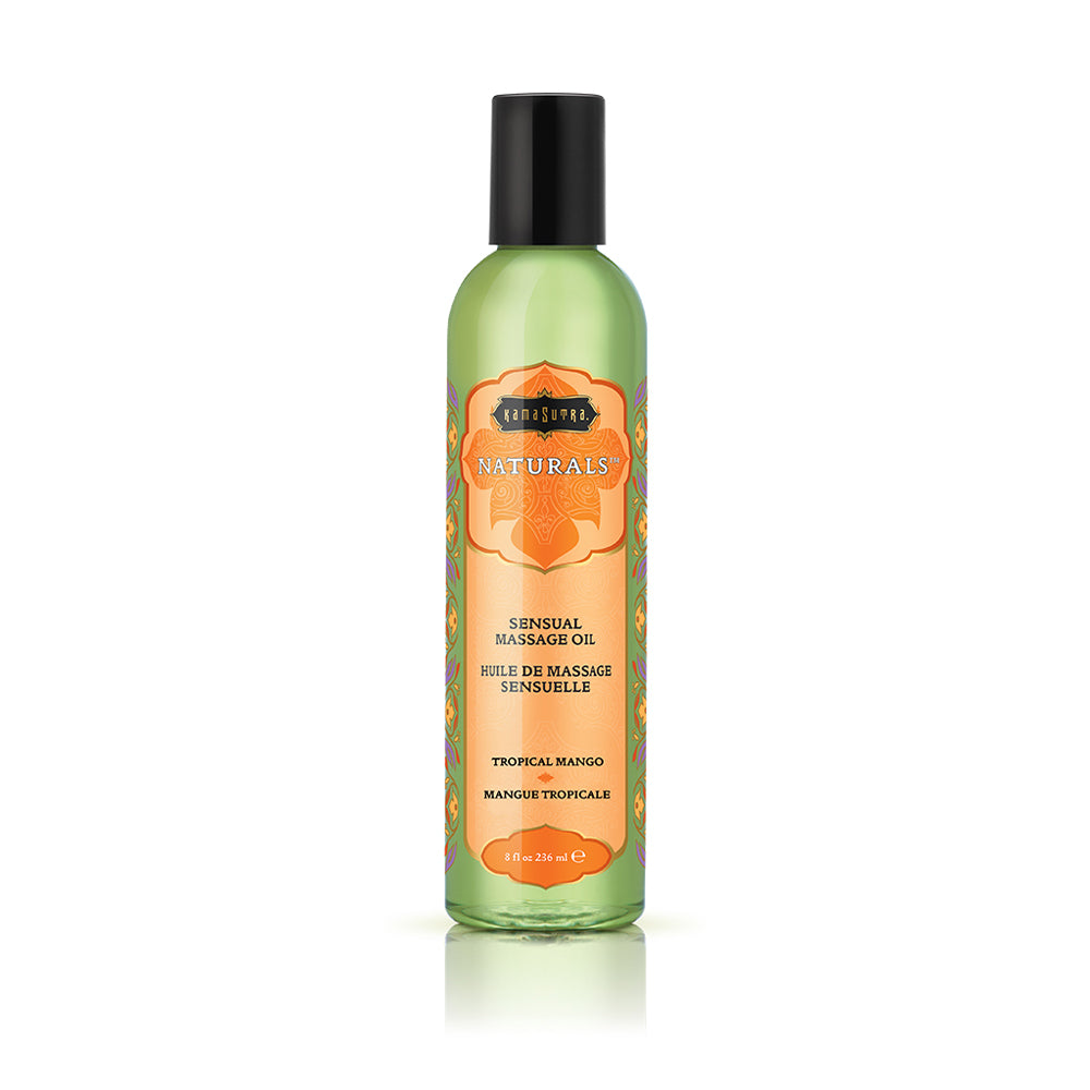Naturals Massage Oil Tropical Fruits 8 oz. | 739122001939 | Available at EroticWarehouse.com