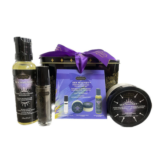 Sex Magnet Blue Lotus Gift Set | 739122120692 | Available at EroticWarehouse.com