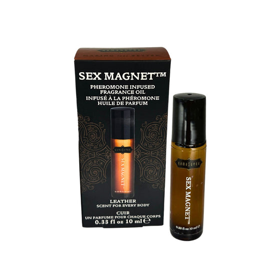 Sex Magnet Leather Roll-On | 739122120739 | Available at EroticWarehouse.com