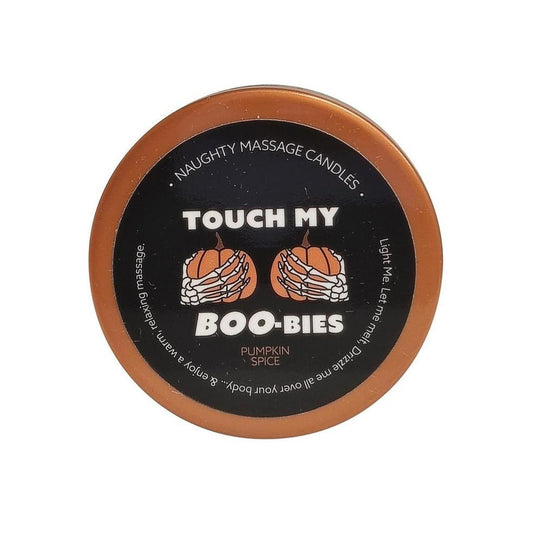 Naughty Notes Candle Touch My Boo-Bies | 739122143196 | Available at EroticWarehouse.com